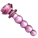 Plug Anal Cristal Perlas Rosas
