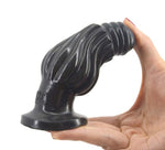 juguete anal Silicona XL Bombilla Espiral Negro